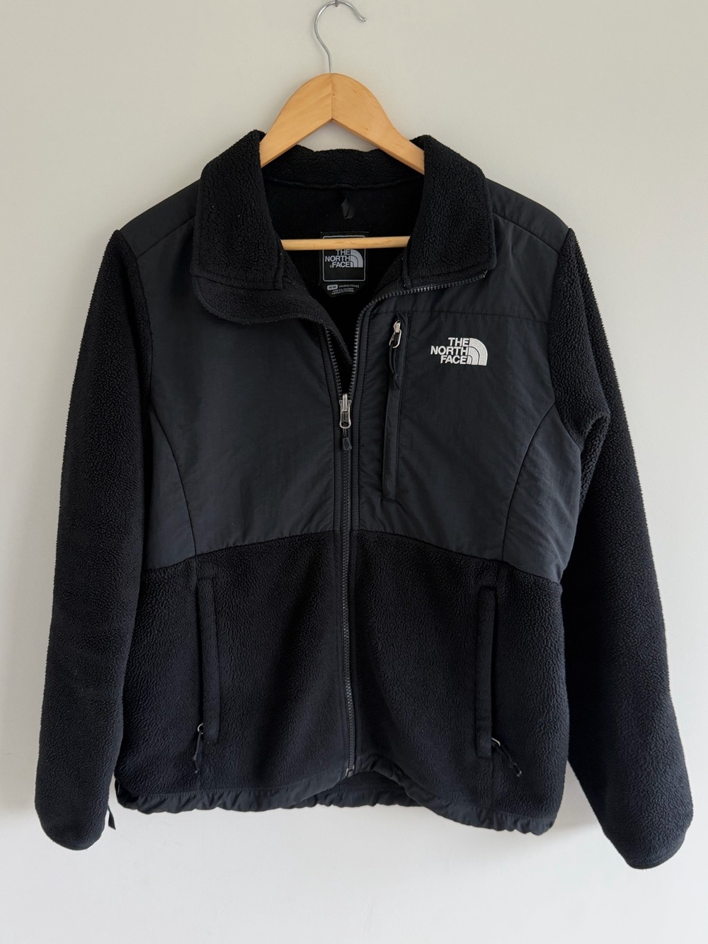 The North Face Denali Womens Medium Black Fleece Jacket Full Zip